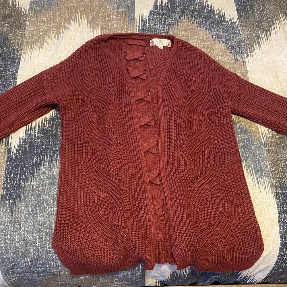 Pink Rose Cardigan